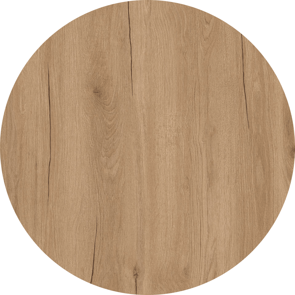 KwikCaps Self Adhesive Screw Cover Caps Gold Hudson Oak K529 (628) - Bedrooms Plus