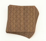 KwikCaps Self Adhesive Screw Cover Caps - Grey Brown Ontario Walnut H1713 ST9 - Bedrooms Plus