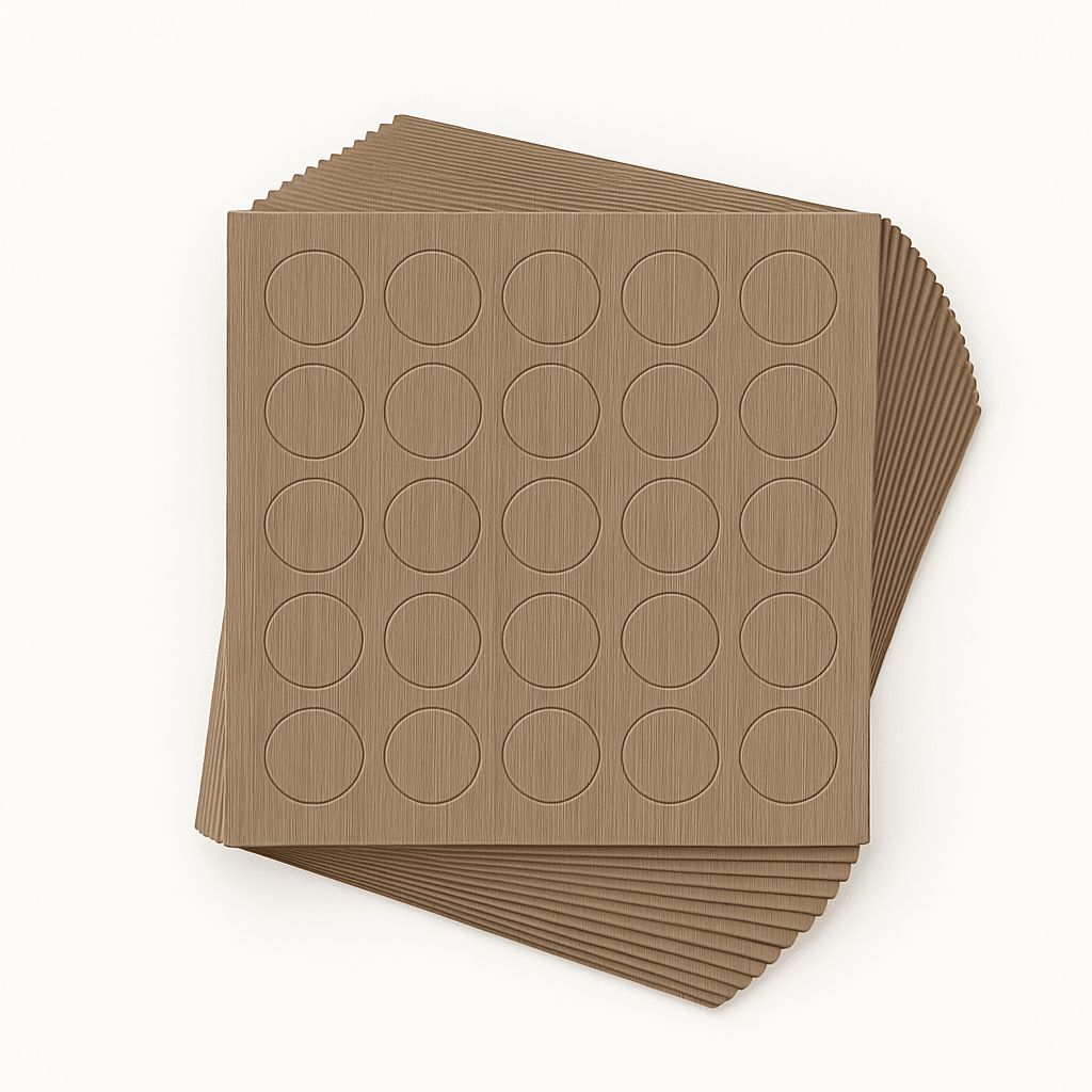 KwikCaps Self Adhesive Screw Cover Caps - Grey Mountain Oak (849) - Bedrooms Plus