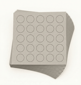 KwikCaps Self Adhesive Screw Cover Caps - Grey Textile (426) F417 ST10 - Bedrooms Plus