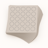 KwikCaps Self Adhesive Screw Cover Caps - Light Grey / Finsa Natural Grey U12 / Finsa Gris Azulado 192 (307) U708 ST9 - Bedrooms Plus