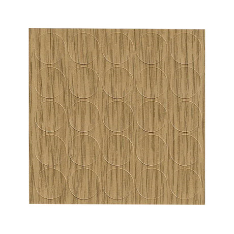 KwikCaps Self Adhesive Screw Cover Caps - Natural Corbridge Oak H3395 / Finsa Lissa Oak Mesura 49D (316) - Bedrooms Plus
