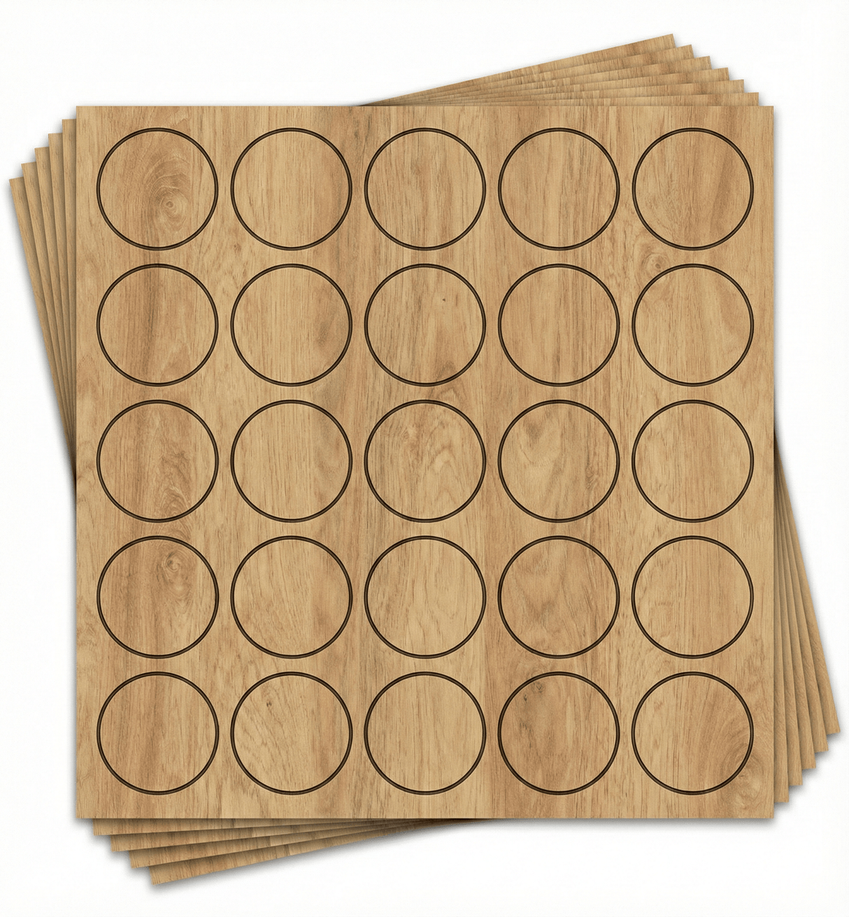 KwikCaps Self Adhesive Screw Cover Caps - Natural Hickory (623) H3730 ST10 - Bedrooms Plus
