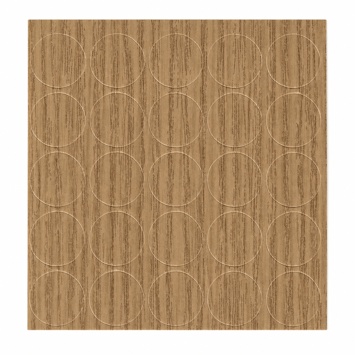 KwikCaps Self Adhesive Screw Cover Caps - Natural Lancaster Oak (740) H3368 ST9 - Bedrooms Plus