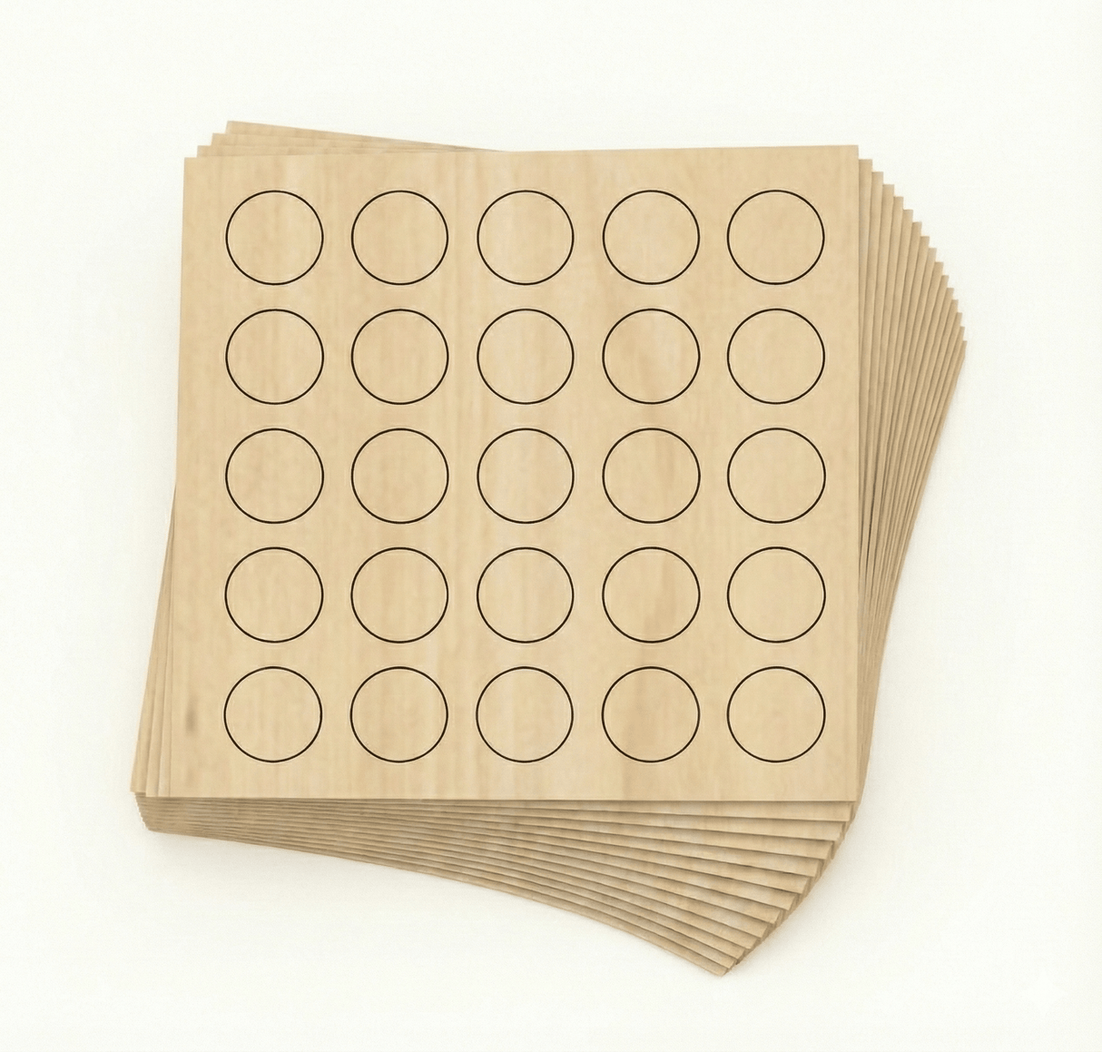 KwikCaps Self Adhesive Screw Cover Caps - Natural Mandal Maple (330) H3840 ST9 - Bedrooms Plus