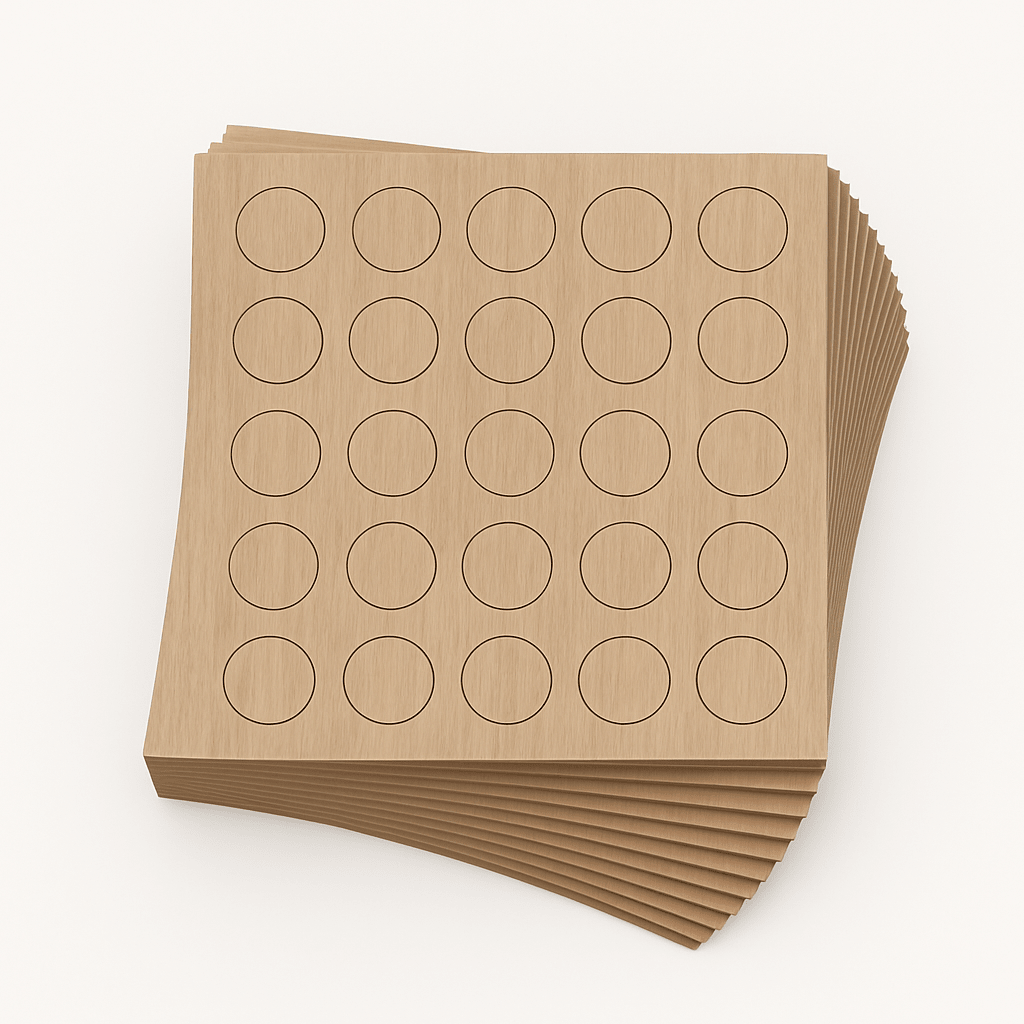 KwikCaps Self Adhesive Screw Cover Caps - Navarra Ash (527) H1250 ST36 - Bedrooms Plus