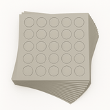 KwikCaps Self Adhesive Screw Cover Caps - Pearl Grey (051) U763 ST9 - Bedrooms Plus