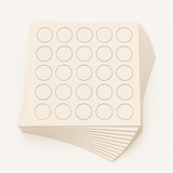 KwikCaps Self Adhesive Screw Cover Caps - Platinum White / Premium White (320) W980 ST7 / W1000 ST9 - Bedrooms Plus