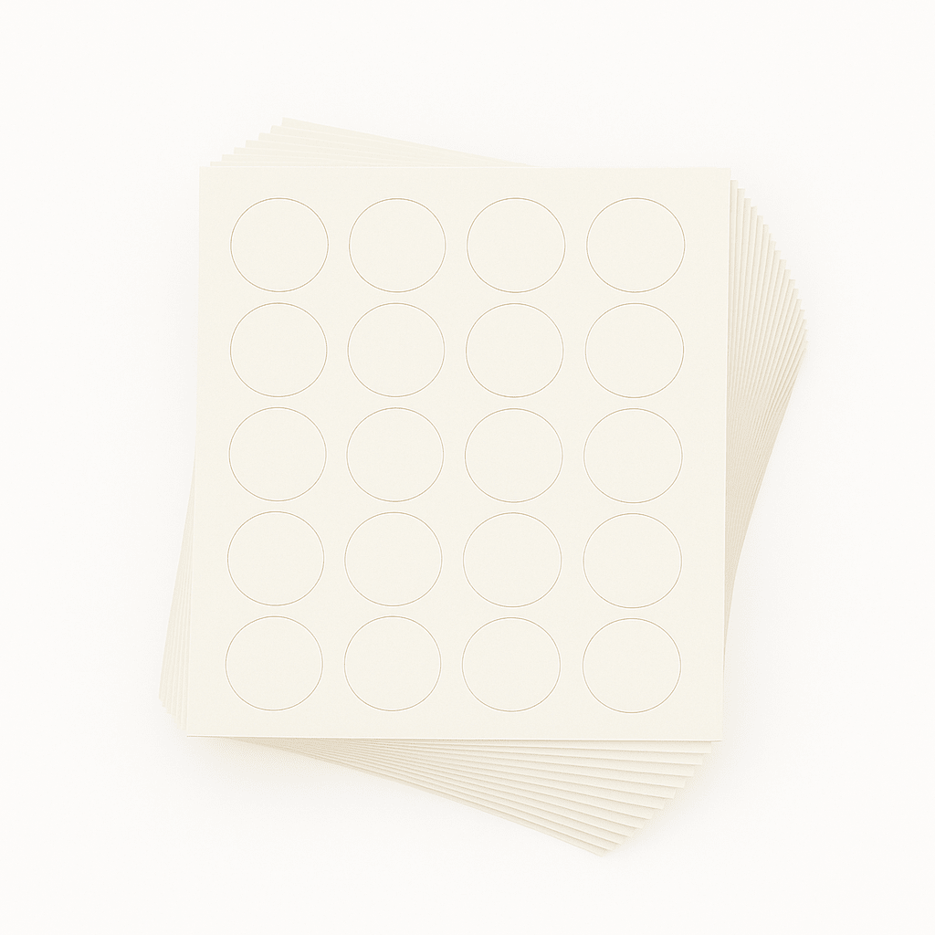 KwikCaps Self Adhesive Screw Cover Caps - Premium White (Grained) (319) W1000 ST19 - Bedrooms Plus