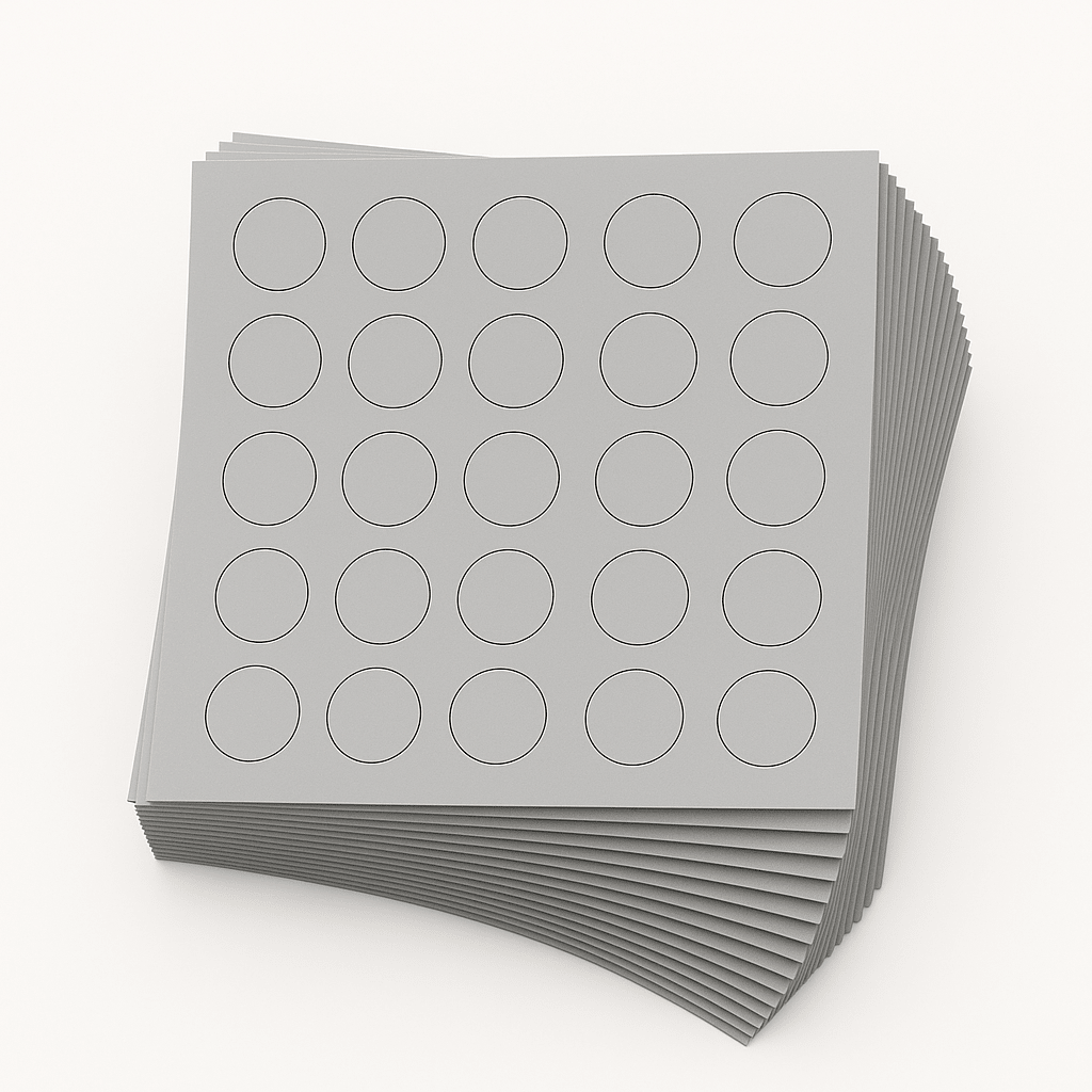 KwikCaps Self Adhesive Screw Cover Caps - Silver Grey (301) U765 ST7 - Bedrooms Plus