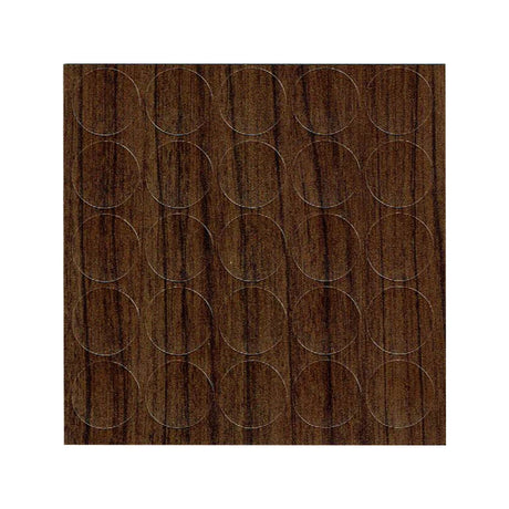 KwikCaps Self Adhesive Screw Cover Caps Tobacco Aida Walnut H3704 / Finsa Nogal Valentina 1AS (353) - Bedrooms Plus