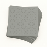 KwikCaps Self Adhesive Screw Cover Caps - Unilin Weave Slate Grey (643) - Bedrooms Plus