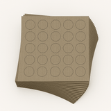 KwikCaps Self Adhesive Screw Cover Caps - Unilin Weave Wool Beige (644) - Bedrooms Plus