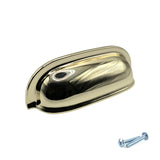M4TEC 64mm Karat Gold Cup Handle - Luxury Zinc Drawer & Cabinet Pull (VG5 Series) - Bedrooms Plus