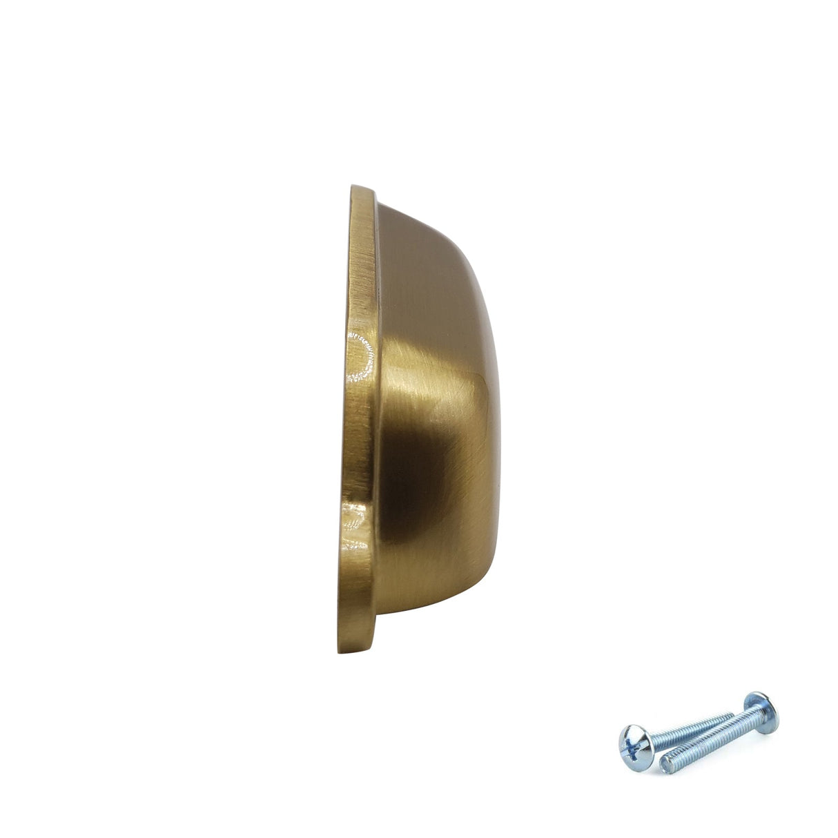 M4TEC 96mm Karat Gold Cup Handle - Luxury Zinc Cabinet Pull (VG4 Series) - Bedrooms Plus