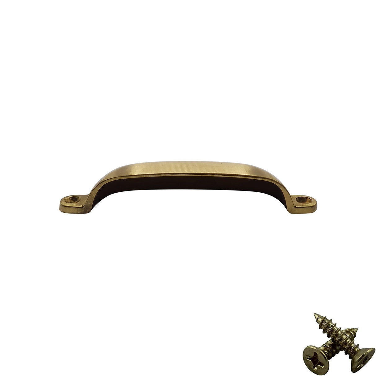 M4TEC 96mm Karat Gold Cup Handle - Luxury Zinc Cabinet Pull (VG4 Series) - Bedrooms Plus