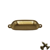 M4TEC 96mm Karat Gold Cup Handle - Luxury Zinc Cabinet Pull (VG4 Series) - Bedrooms Plus
