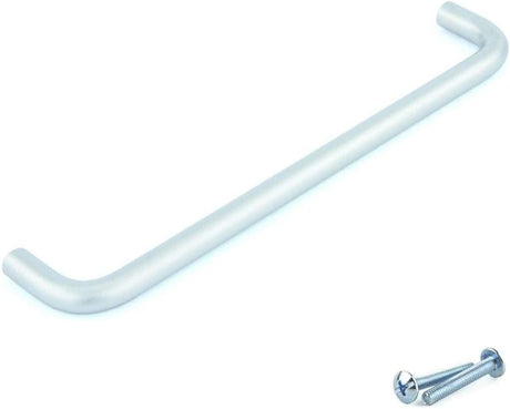 M4TEC Achina Classic D - shaped Handle Solid Aluminium N4 320mm | CLEARANCE - Bedrooms Plus