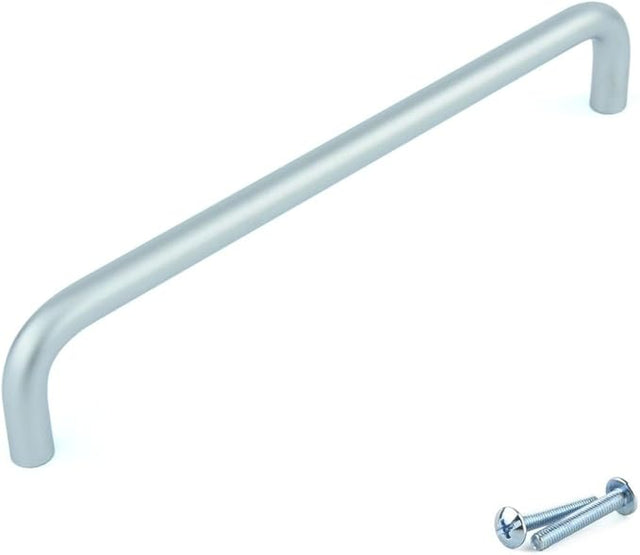 M4TEC Achina Classic D - shaped Handle Solid Aluminium N4 320mm | CLEARANCE - Bedrooms Plus