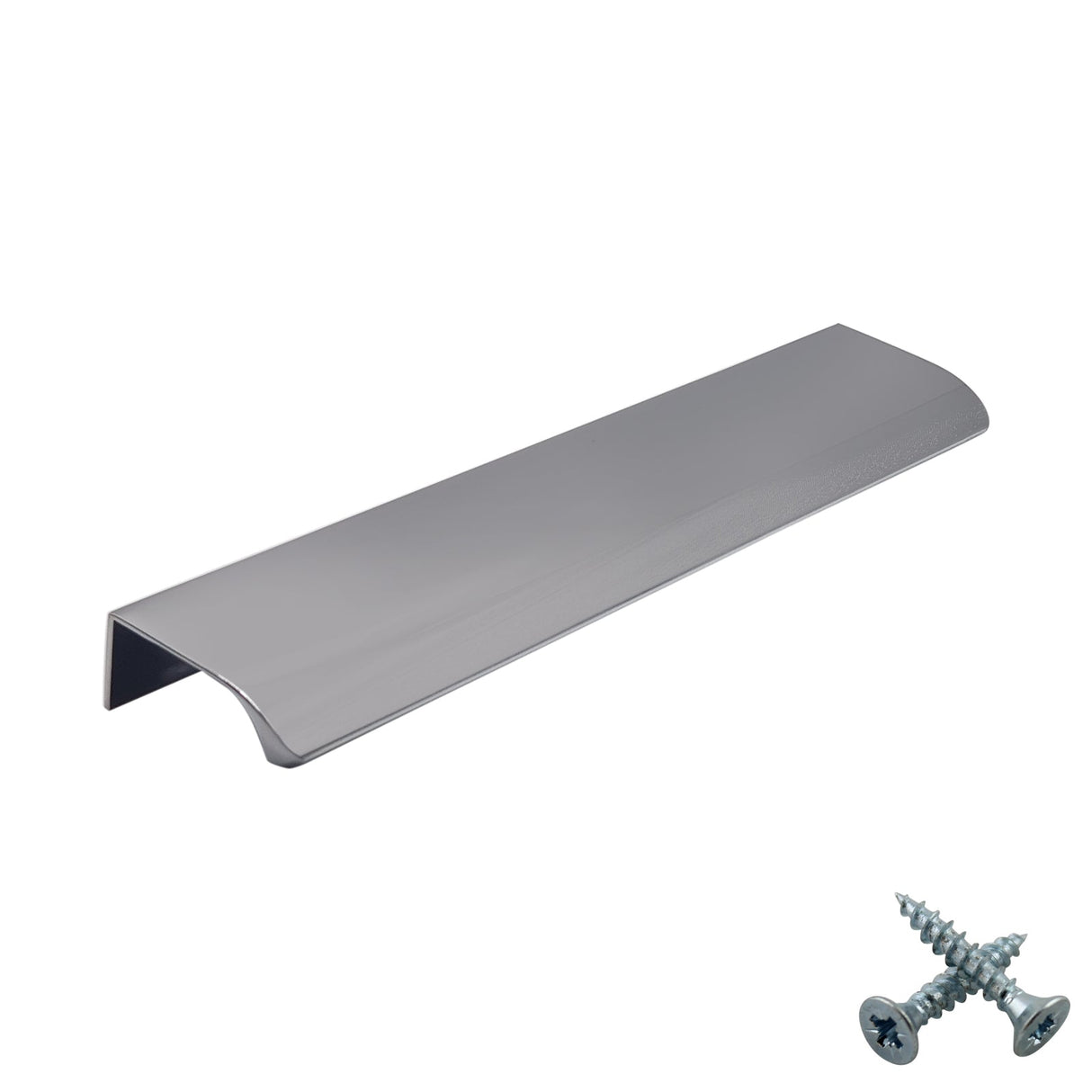 M4TEC Alva Bar Pull Handle – Matt Chrome Cabinet, Drawer & Cupboard Handle (Pack of 10) VD3 - Bedrooms Plus