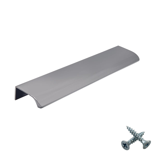 M4TEC Alva Bar Pull Handle – Matt Chrome Cabinet, Drawer & Cupboard Handle (Pack of 10) VD3 - Bedrooms Plus