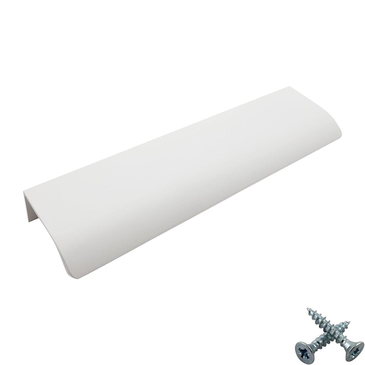 M4TEC Alva White Bar Pull Handle – Modern Aluminium Cabinet, Drawer & Cupboard Door Pull (VD3) - Bedrooms Plus