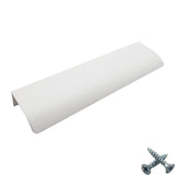 M4TEC Alva White Bar Pull Handle – Modern Aluminium Cabinet, Drawer & Cupboard Door Pull (VD3) - Bedrooms Plus