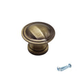 M4TEC Antique Brass Knob Handle: VE5 Series - Bedrooms Plus