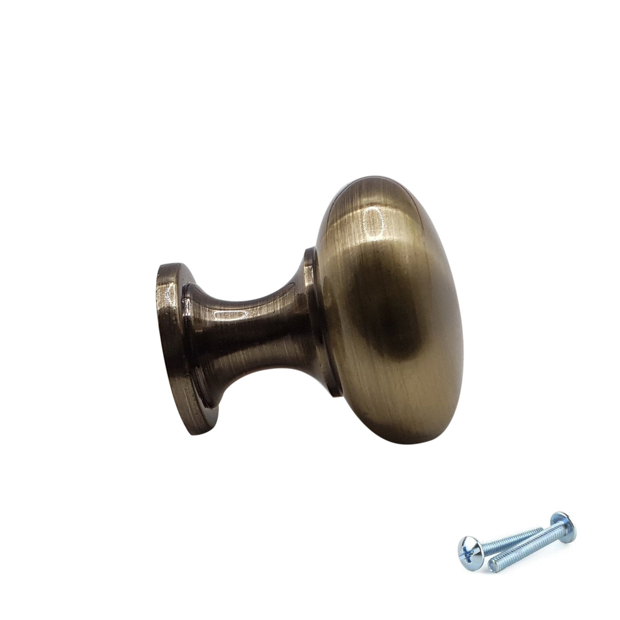 M4TEC Antique Brass Knob Handle – VH4 Series (29mm Cabinet, Drawer & Cupboard Knob) - Bedrooms Plus