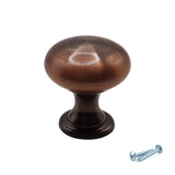 M4TEC Antique Copper Knob Handle – VH4 Series (29mm Cabinet, Drawer & Cupboard Knob) PACK OF 10 - Bedrooms Plus