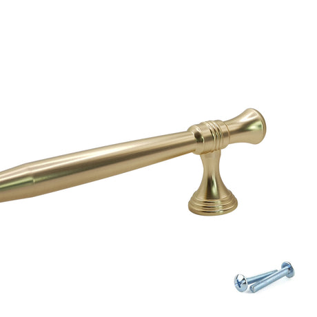 M4TEC Bar Handle Brushed Brass VH8 Series - Bedrooms Plus