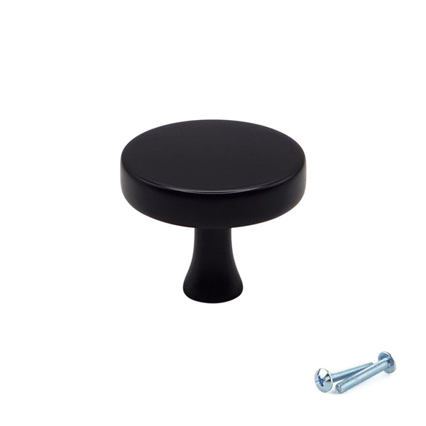 M4TEC Black Knob Handle: VE3 series - Bedrooms Plus