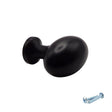 M4TEC Black Oval Knob Handle – VG8 Series (36mm Cabinet, Drawer & Cupboard Knob) - Bedrooms Plus