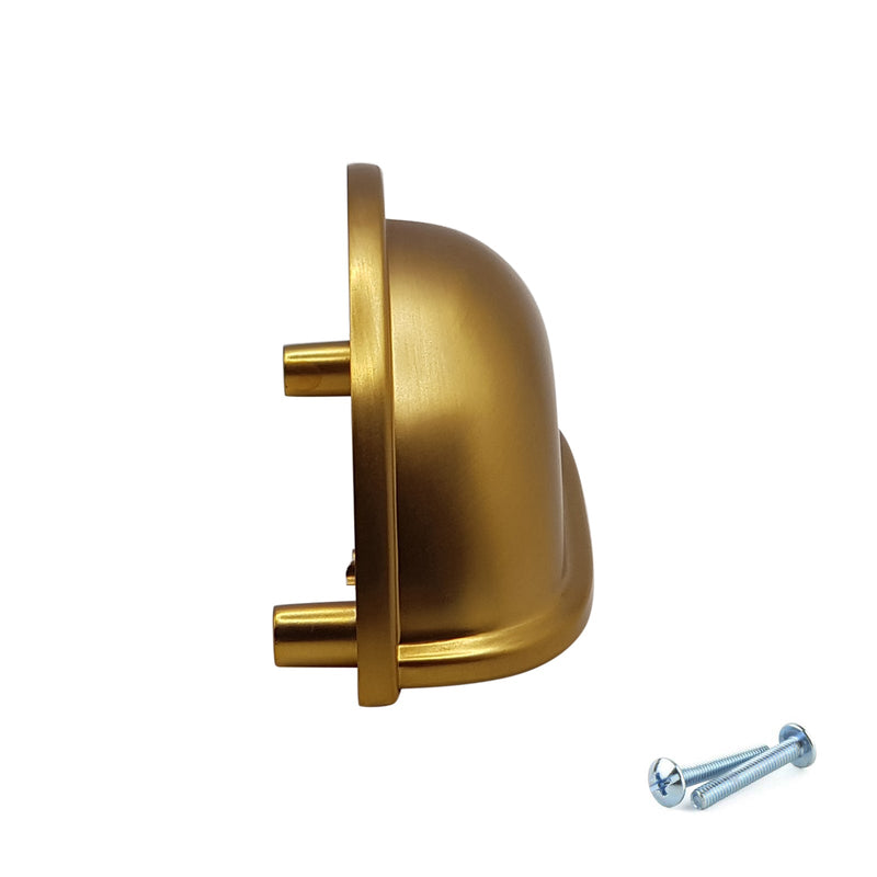 M4TEC Brushed Brass Cup Handle: VD7 series - Bedrooms Plus