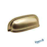 M4TEC Brushed Brass Cup Handles – VG5 Series (Pack of 10) - Bedrooms Plus