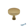 M4TEC Brushed Brass Knob Handle: VE3 series - Bedrooms Plus