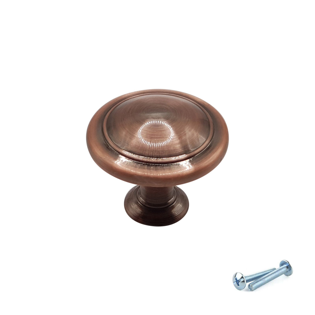 M4TEC Brushed Brass Knob Handle: VE6 series - Bedrooms Plus