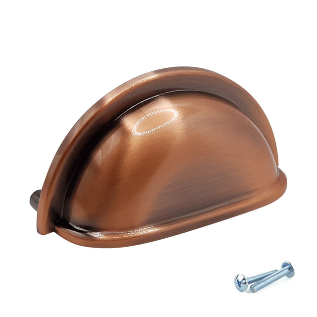 M4TEC Brushed Copper Cup Handle: VD7 series - Bedrooms Plus