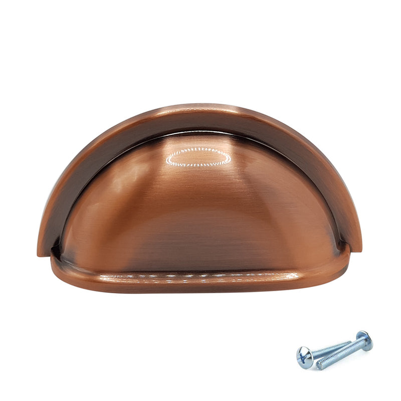 M4TEC Brushed Copper Cup Handle: VD7 series - Bedrooms Plus