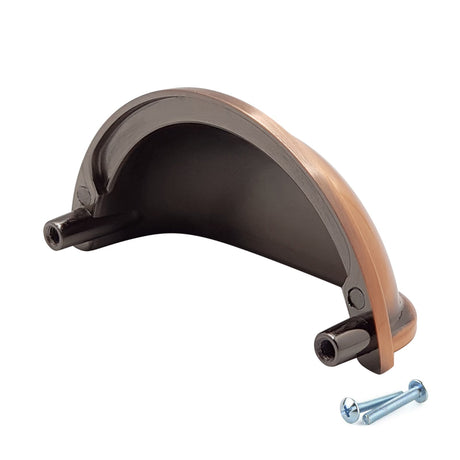 M4TEC Brushed Copper Cup Handle: VD7 series - Bedrooms Plus