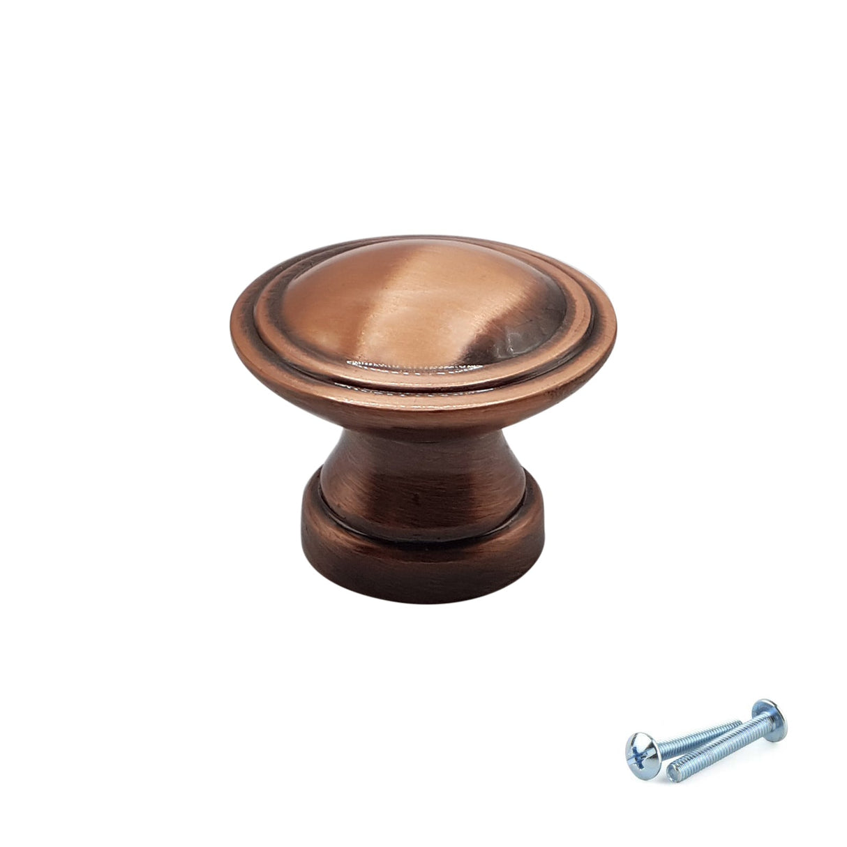 M4TEC Brushed Copper Knob Handle: VE5 series - Bedrooms Plus