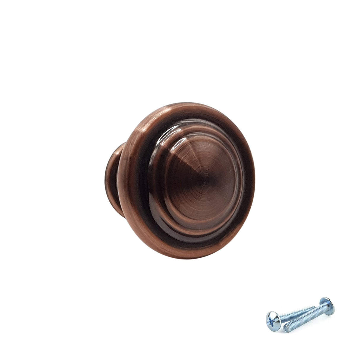 M4TEC Brushed Copper Knob Handle: VE7 series - Bedrooms Plus