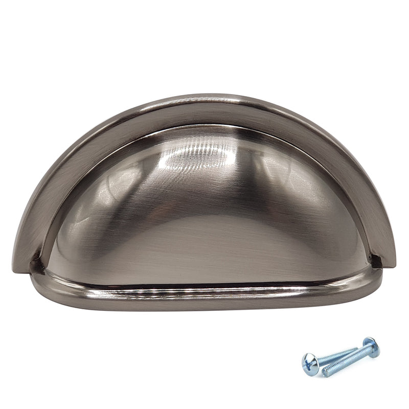 M4TEC Brushed Stainless Steel Cup Handle: VD7 series - Bedrooms Plus