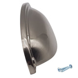 M4TEC Brushed Stainless Steel Thin Cup Handle: VD8 series - Bedrooms Plus