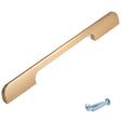 M4TEC Cabinet Pull Handle - Brushed Brass. VJ5 series: Multiple Sizes 10 Pack - Bedrooms Plus