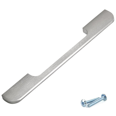 M4TEC Cabinet Pull Handle - Brushed Inox. VJ5 series: Multiple Sizes 10 Pack - Bedrooms Plus