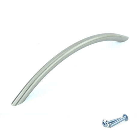 M4TEC Craignure N8 Stainless Steel Bow Cupboard Door Handle – Multiple Sizes - Bedrooms Plus