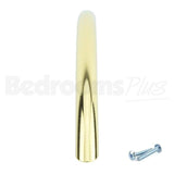 M4TEC Craignure O5 Polished Brass Bow Cupboard Door Handle – 128mm Hole Centres - Bedrooms Plus