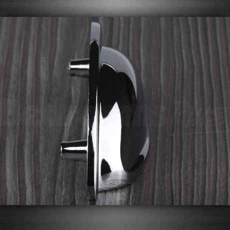 M4TEC Cromarty D8 Chrome Cup Drawer Pull Handle – Polished Cabinet & Cupboard Shell Handle (76mm Centres) - Bedrooms Plus