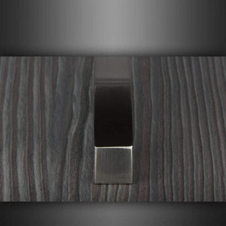 M4TEC Dunbeath E5 Brushed Nickel Bow Cupboard Handle – 160mm Hole Centres – Modern Cabinet & Drawer Pull - Bedrooms Plus